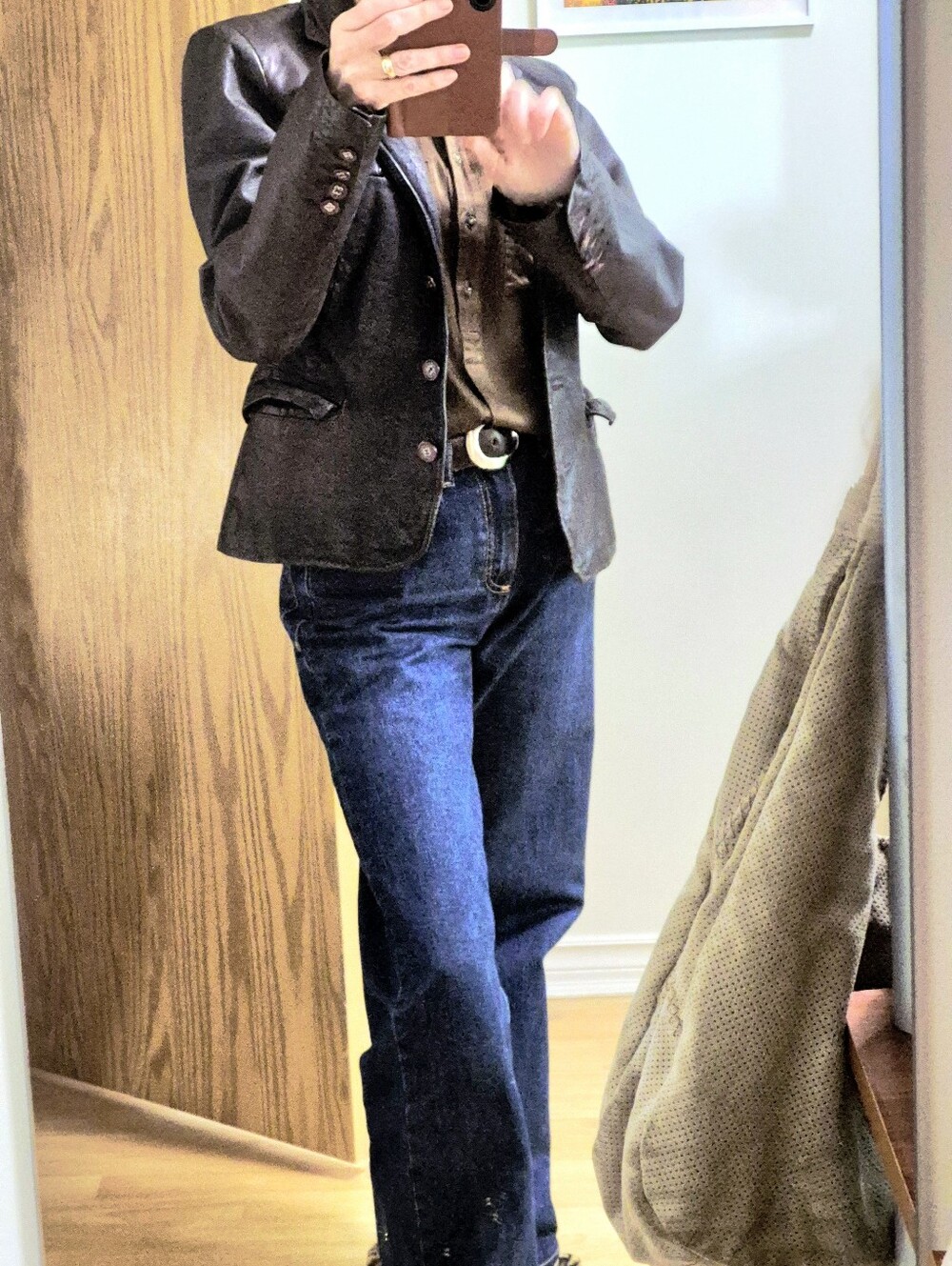 Smart set Leather jacket in very good condition